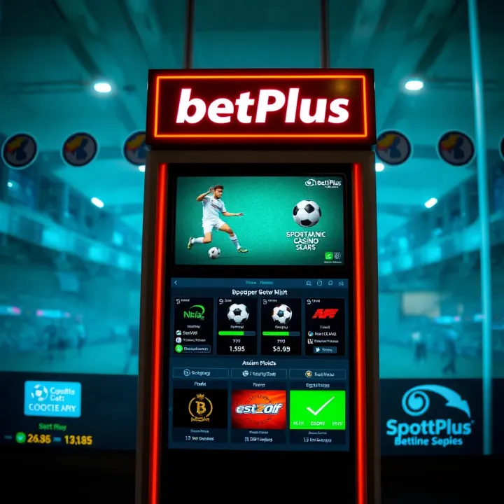 User interface showing Betplus account registration form on a mobile device