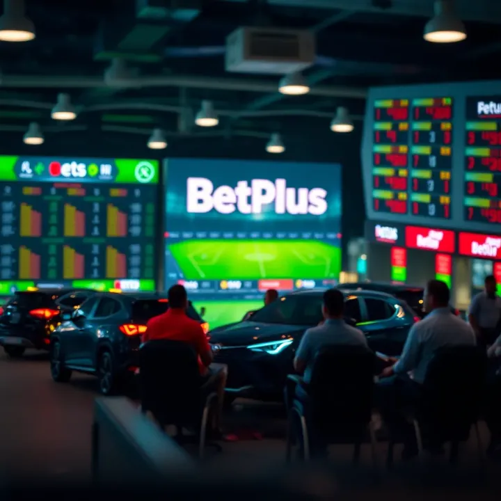 User navigating Betplus live stream interface on a laptop for real-time sports betting