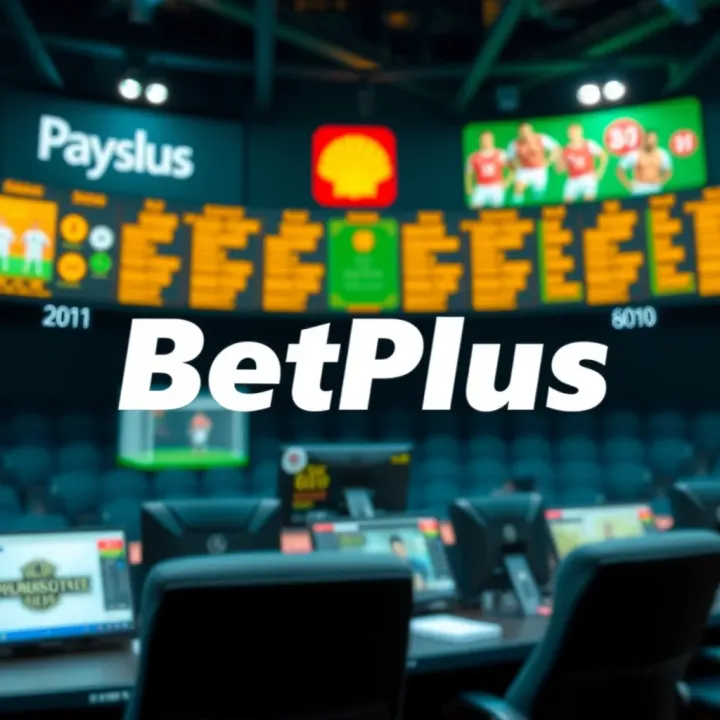 User navigating Betplus mobile app on smartphone in Nigeria