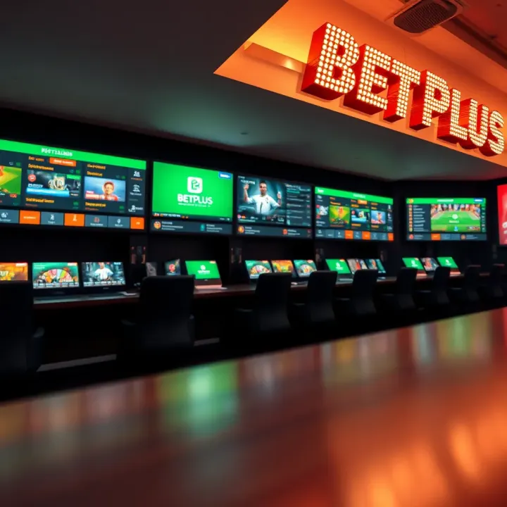 User navigating NFL BetPlus betting platform interface on a digital device