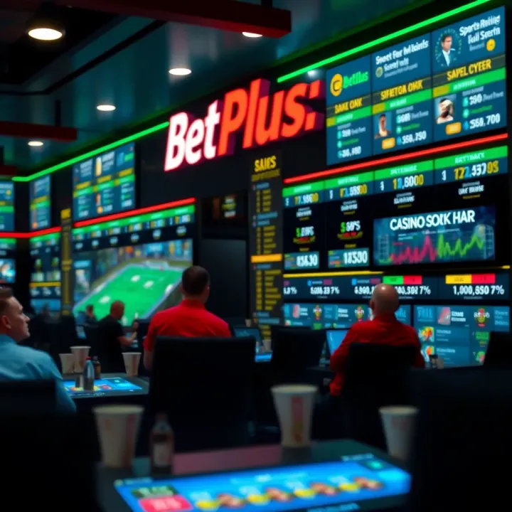 User interface showing sports betting options on Online Betplus platform
